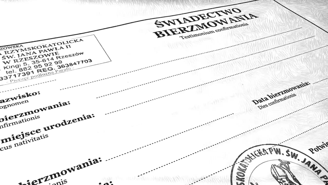 Skąd wziąć świadectwo bierzmowania? Oto proste sposoby na uzyskanie dokumentu Skąd wziąć świadectwo bierzmowania? Oto proste sposoby na uzyskanie dokumentu
